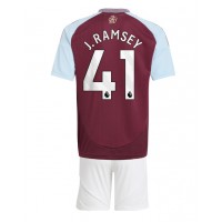 Aston Villa Jacob Ramsey #41 Hjemmedraktsett Barn 2024-25 Kortermet (+ Korte bukser)